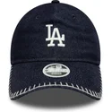 cap-curbata-navy-blue-adjustable-strap-9twenty-denim-stitch-de-los-angeles-dodgers-mlb-de-new-era
