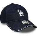 epci-curbata-bleumarin-reglabila-9twenty-denim-stitch-de-los-angeles-dodgers-mlb-de-new-era