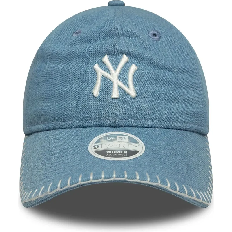 cap-curbata-blue-adjustable-strap-9twenty-denim-stitch-de-new-york-yankees-mlb-de-new-era