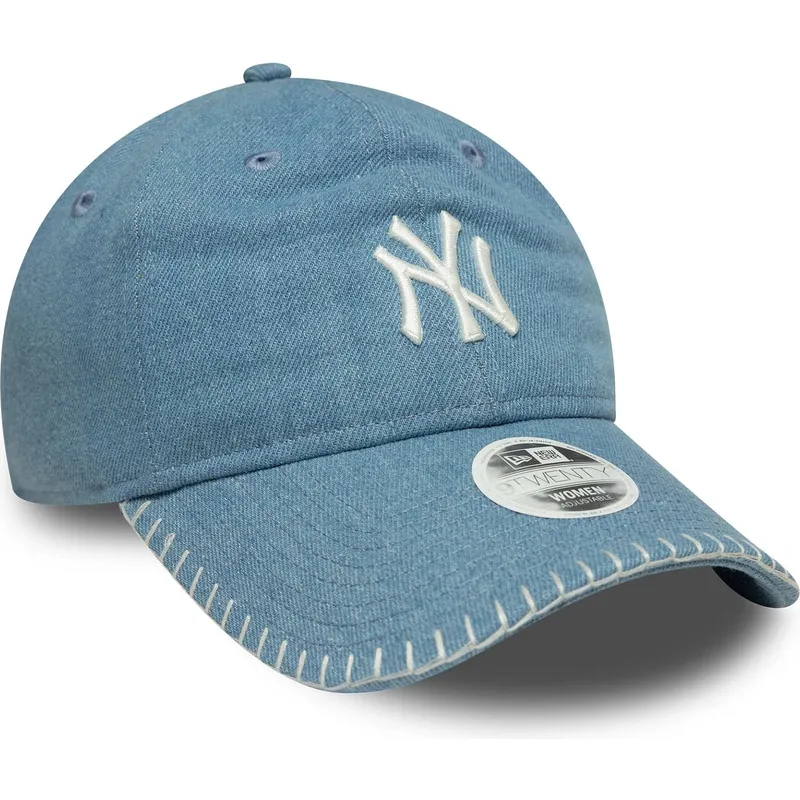 cap-curbata-blue-adjustable-strap-9twenty-denim-stitch-de-new-york-yankees-mlb-de-new-era