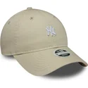 epci-curbata-bej-reglabila-9twenty-washed-mini-de-new-york-yankees-mlb-de-new-era