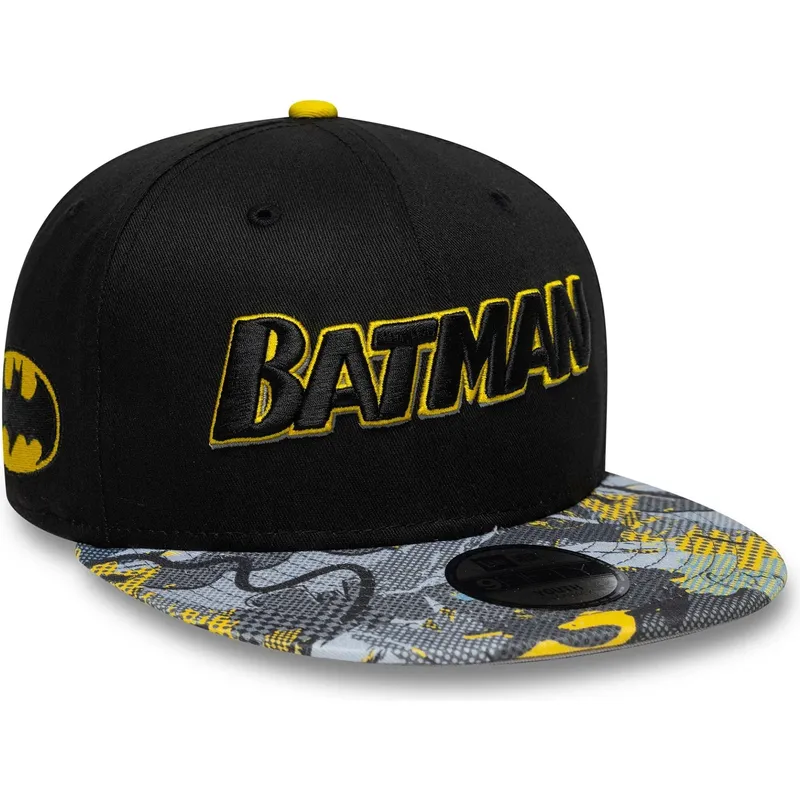cap-plata-black-snapback-pentru-copii-9fifty-de-batman-dc-comics-de-new-era