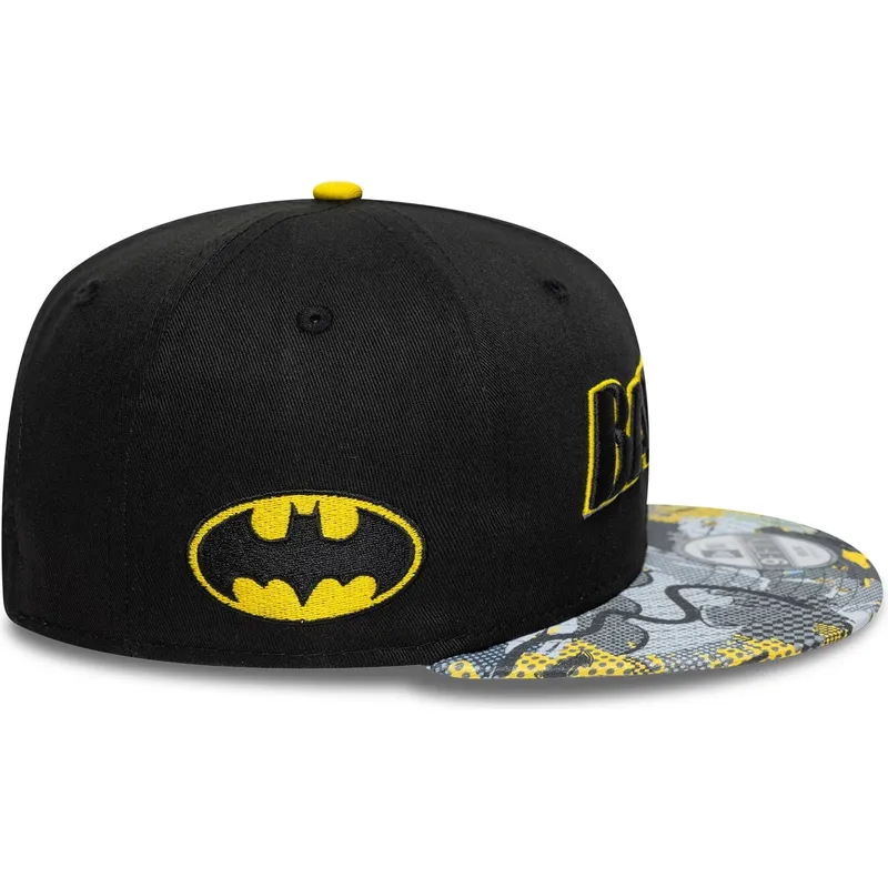 cap-plata-black-snapback-pentru-copii-9fifty-de-batman-dc-comics-de-new-era