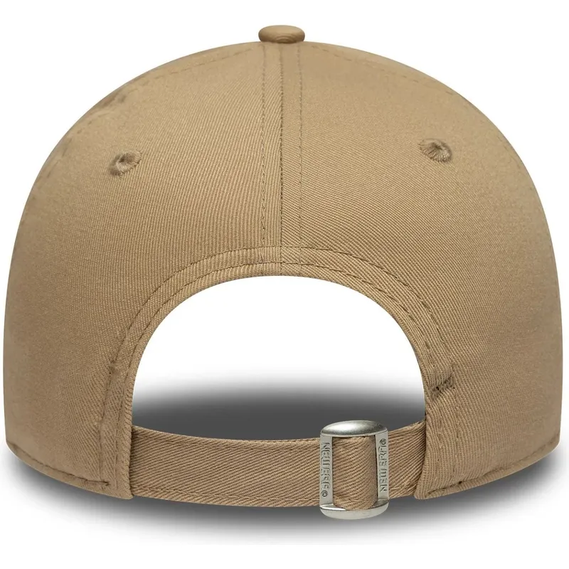 new-era-curved-brim-youth-9forty-animal-infill-los-angeles-dodgers-mlb-brown-adjustable-cap
