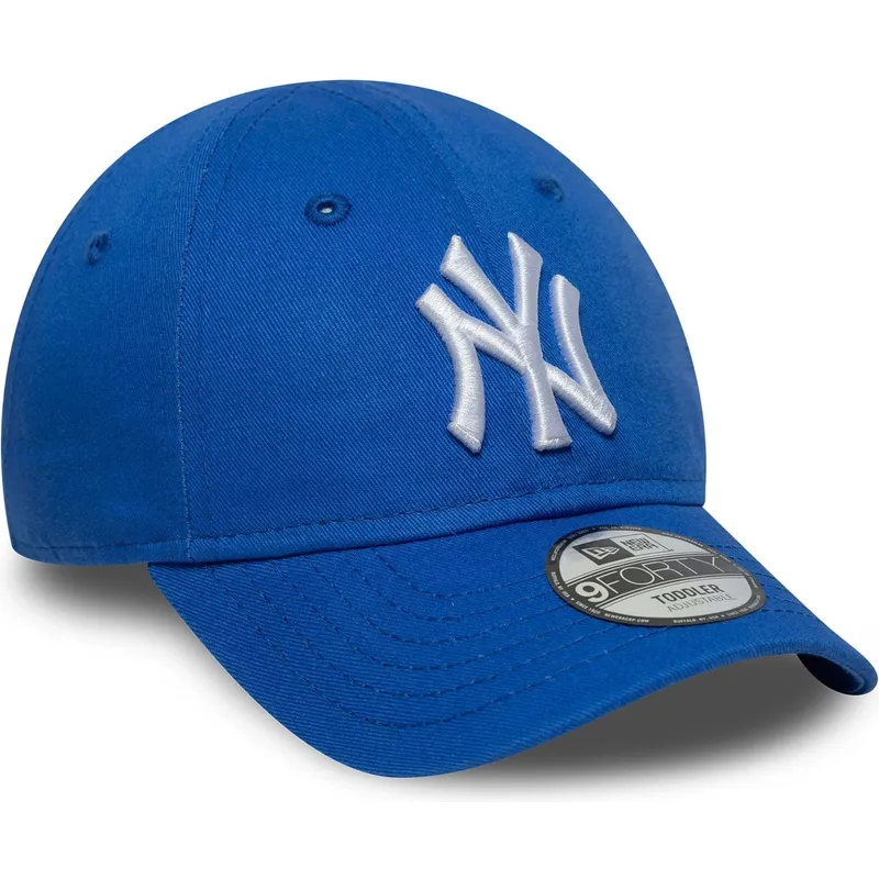 new-era-curved-brim-toddler-9forty-league-essential-new-york-yankees-mlb-blue-adjustable-cap