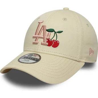 Șepci curbată bej reglabilă pentru copii 9FORTY Fruit Icon de New York Yankees MLB de New Era