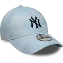 niebieska-zakrzywiona-czapka-regulowana-dla-chlopca-9twenty-tie-dye-new-york-yankees-mlb-new-era