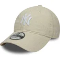 epci-curbata-bej-banda-reglabila-9twenty-linen-de-new-york-yankees-mlb-de-new-era