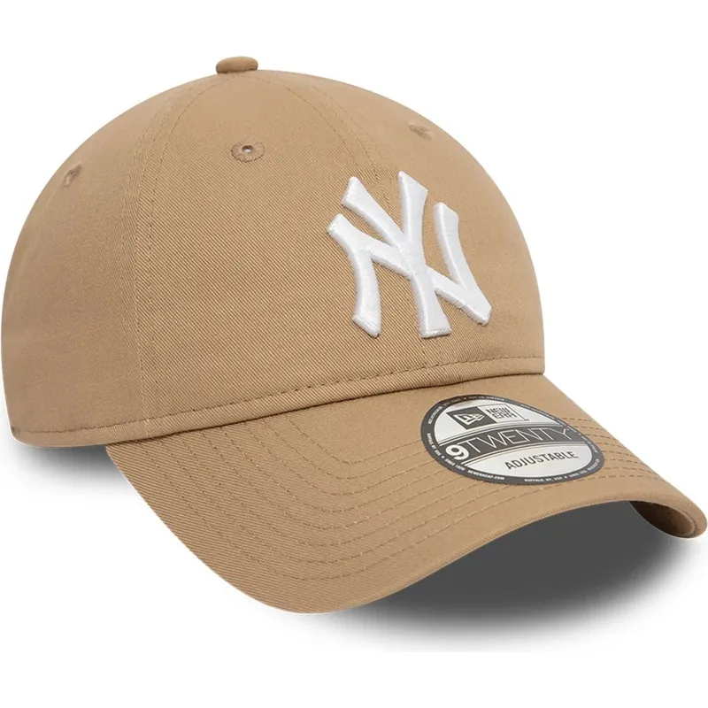 ljusbrun-bojd-justerbar-keps-9twenty-league-essential-fran-new-york-yankees-mlb-av-new-era