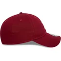 dunkelrote-verstellbare-curved-cap-9twenty-league-essential-der-new-york-yankees-mlb-von-new-era
