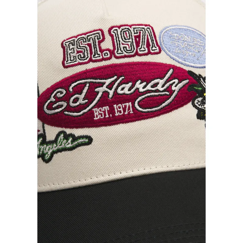 czapka-trucker-bezowa-i-czarna-est-1971-varsity-badge-ed-hardy