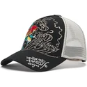 czapka-trucker-czarna-1971-koi-fish-ed-hardy