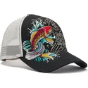 epci-curbata-negru-snapback-1971-koi-fish-de-ed-hardy