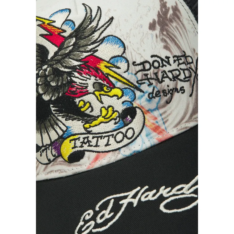 gorra-trucker-blanca-y-negra-tattoo-eagle-graphic-de-ed-hardy