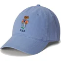 cappellino-curvo-blu-regolabile-classic-sport-twill-polo-bear-di-polo-ralph-lauren