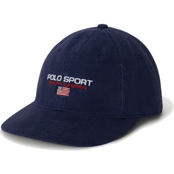 Cappellino curvo blu navy regolabile Authentic Baseball di Polo Ralph Lauren