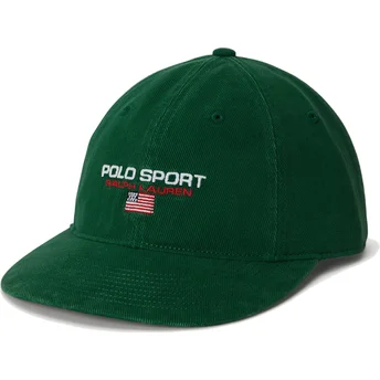 Gorra curva verde ajustable Authentic Baseball de Polo Ralph Lauren