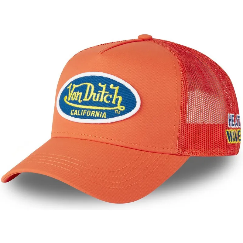 cap-curbata-orange-snapback-de-von-dutch