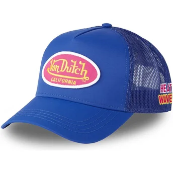 Von Dutch POLY12 Blue Trucker Hat