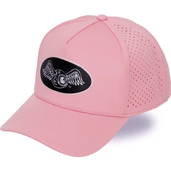 Böjd rosa keps snapback SPORT07 från Von Dutch