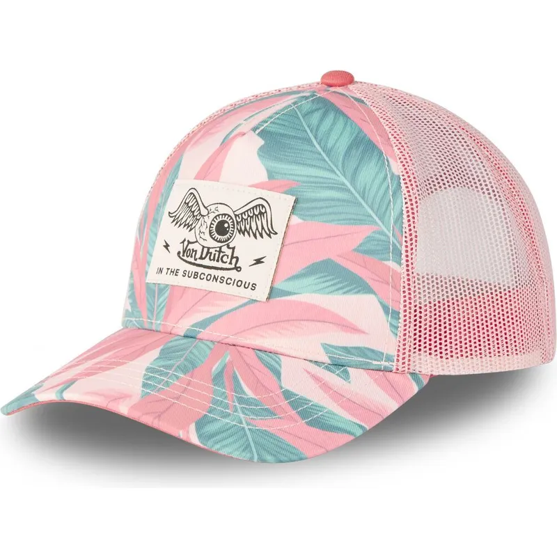 casquette-trucker-rose-cb-all-von-dutch