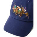 cappellino-curvo-blu-navy-regolabile-twill-triple-pony-di-polo-ralph-lauren