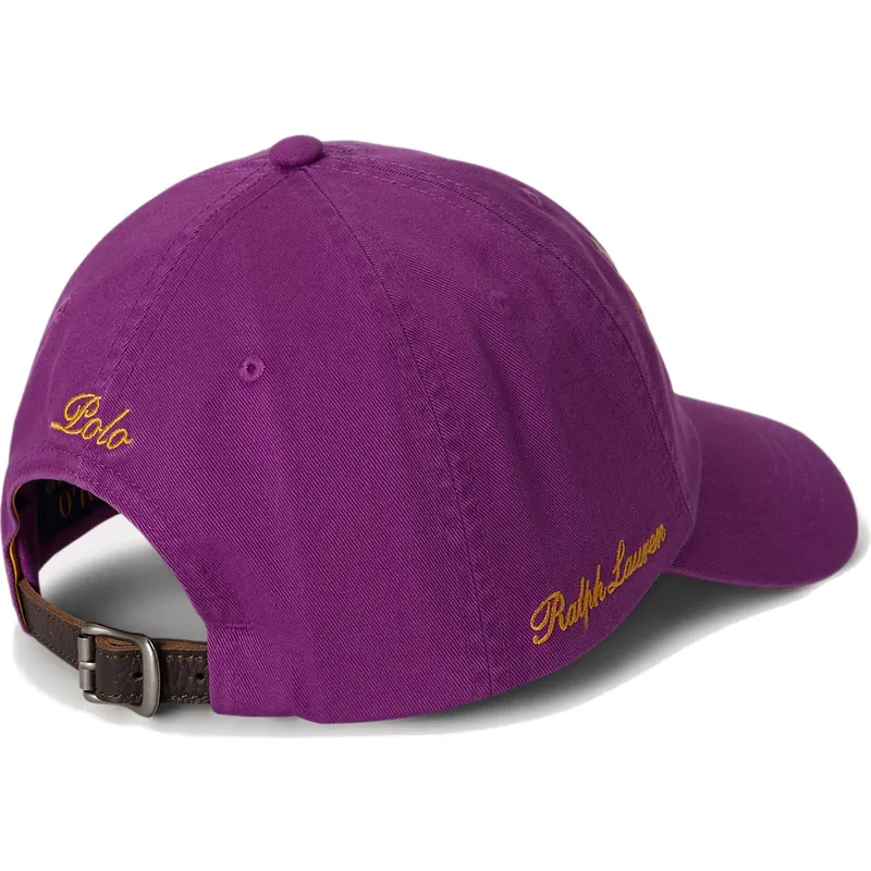 epci-curbata-violet-banda-reglabila-twill-triple-pony-de-polo-ralph-lauren