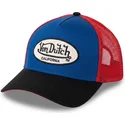 cappellino-trucker-blu-rosso-e-nero-terry14-di-von-dutch