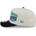 beige-och-svart-kurvad-keps-snapback-9fifty-a-frame-classic-san-jose-sharks-nhl-fran-new-era