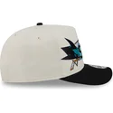 epci-curbata-bej-snapback-9fifty-a-frame-classic-de-san-jose-sharks-nhl-de-new-era