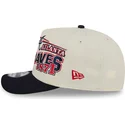 new-era-curved-brim-9fifty-a-frame-classic-atlanta-braves-mlb-beige-and-black-snapback-cap