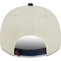 casquette-courbee-beige-et-noire-snapback-9fifty-a-frame-classic-boston-red-sox-mlb-new-era