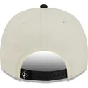 cappellino-curvo-beige-e-nero-snapback-9fifty-a-frame-classic-di-chicago-white-sox-mlb-di-new-era