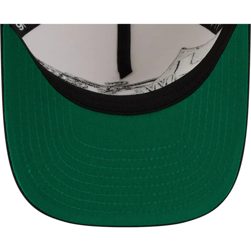 casquette-courbee-beige-et-noire-snapback-9fifty-a-frame-classic-chicago-white-sox-mlb-new-era