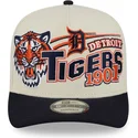 bojd-keps-beige-och-marinbla-snapback-9fifty-a-frame-classic-fran-detroit-tigers-mlb-av-new-era