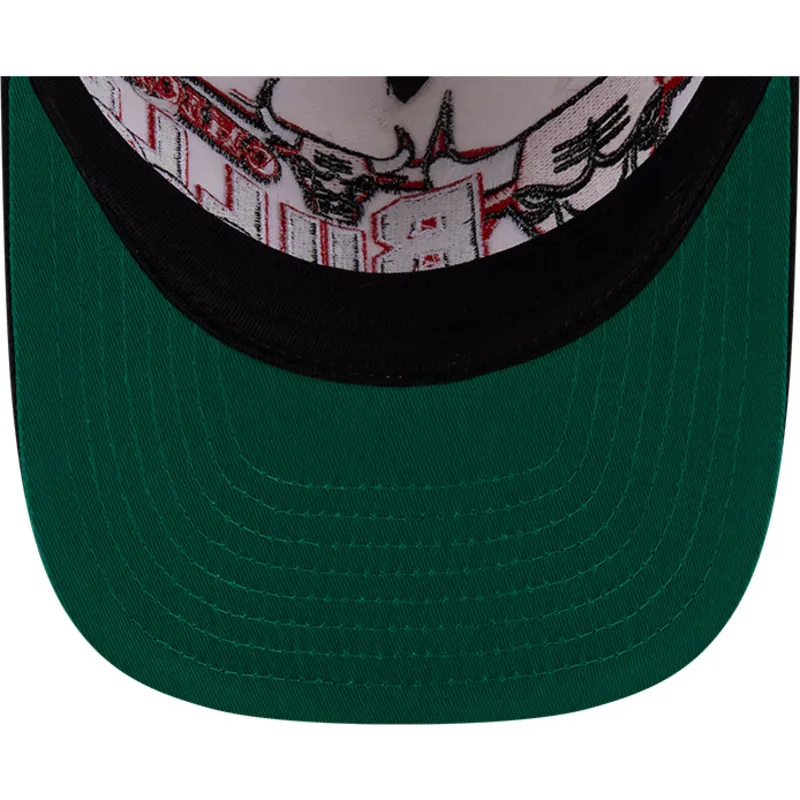 epci-curbata-bej-snapback-9fifty-a-frame-classic-de-chicago-bulls-nba-de-new-era