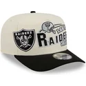 epci-curbata-bej-snapback-9fifty-a-frame-classic-de-las-vegas-raiders-nfl-de-new-era