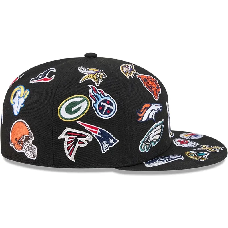 svart-platt-keps-justerad-59fifty-all-over-fran-nfl-av-new-era