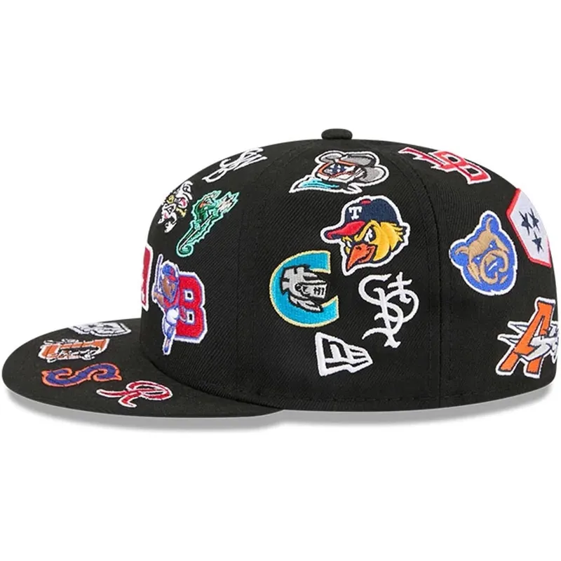 czarna-dopasowana-czapka-z-daszkiem-59fifty-all-over-milb-new-era