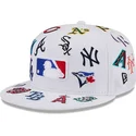cappello-piatto-bianco-regolabile-59fifty-all-over-di-mlb-di-new-era