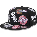 svart-platt-keps-justerad-59fifty-all-over-logos-fran-chicago-white-sox-mlb-av-new-era