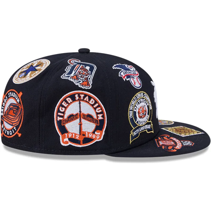 marineblaue-angepasste-59fifty-all-over-flat-cap-der-detroit-tigers-mlb-von-new-era