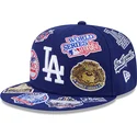 cappello-piatto-blu-chiuso-59fifty-all-over-logos-dei-los-angeles-dodgers-mlb-di-new-era