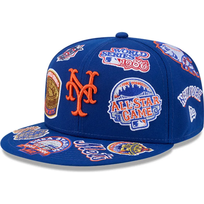 cappello-piatto-blu-chiuso-59fifty-all-over-dei-new-york-mets-mlb-di-new-era