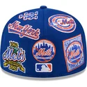 casquette-plate-bleue-ajustee-59fifty-all-over-new-york-mets-mlb-new-era