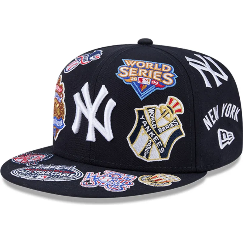 marineblaue-angepasste-59fifty-flat-cap-mit-all-over-logos-der-new-york-yankees-mlb-von-new-era