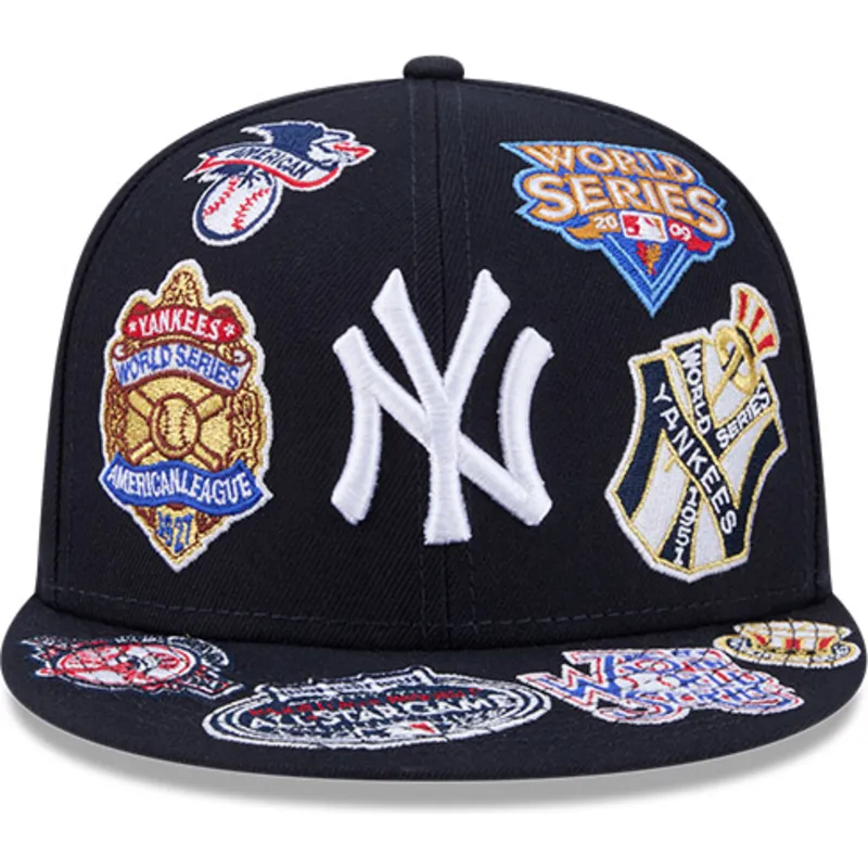 marineblaue-angepasste-59fifty-flat-cap-mit-all-over-logos-der-new-york-yankees-mlb-von-new-era