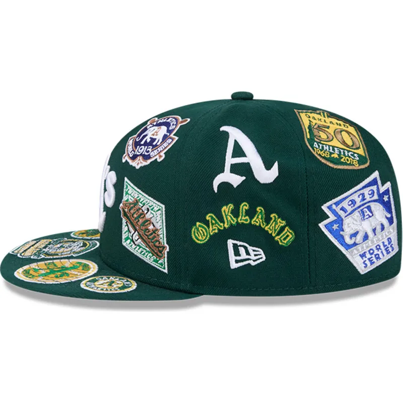casquette-plate-verte-ajustee-59fifty-all-over-oakland-athletics-mlb-new-era