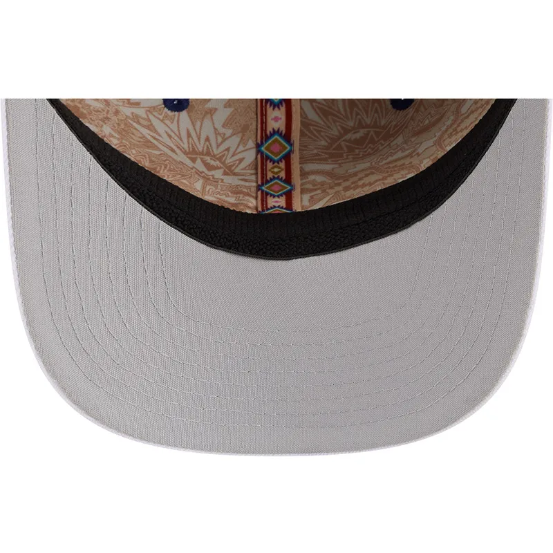 casquette-courbee-bleue-et-blanche-snapback-9seventy-stretch-snap-flower-los-angeles-dodgers-mlb-new-era