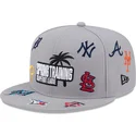 cap-plata-gray-snapback-9fifty-scattered-grapefruit-league-de-mlb-de-new-era